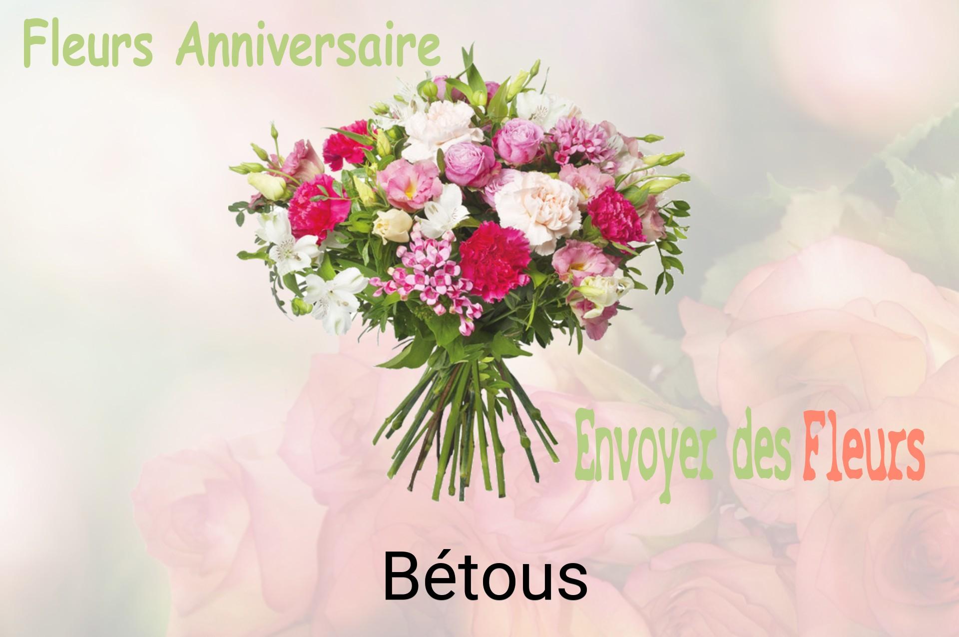 Bouquet de fleurs d’anniversaire livré à Bétous